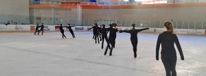 El Pabellón de Hielo de Jaca centro de entrenamiento del equipo campeón del mundo de patinaje sincronizado