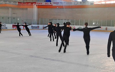 El Pabellón de Hielo de Jaca centro de entrenamiento del equipo campeón del mundo de patinaje sincronizado