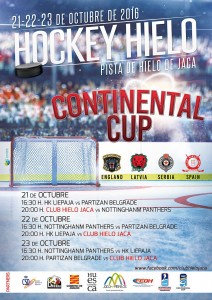 Continental Cup 2016, del 21 al 23 de octubre en Jaca