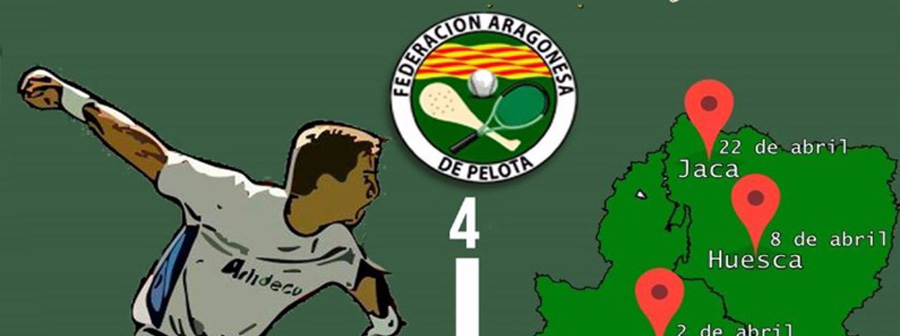 El Frontón Municipal de Jaca acogerá el próximo sábado 22 la final de parejas de pelota mano de Aragón.