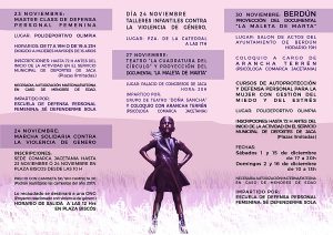 Múltiples actividades para conmemorar el Día internacional para erradicar la violencia contra las mujeres