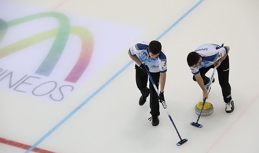 El CHH Txuri Berri brilla en el Campeonato de España de curling celebrado en Jaca