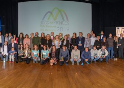 Reconocimiento a los deportistas jaqueses en la Gala del Deporte 2019