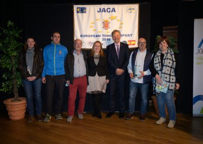 Reconocimiento a los deportistas jaqueses en la Gala del Deporte 2019