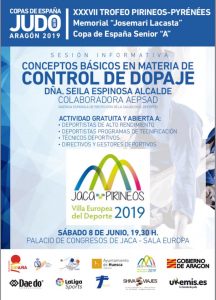 Jaca será capital internacional de judo el próximo fin de semana al congregar a judokas de varias comunidades autónomas españolas, al equipo nacional de Francia y a la Selección de Andorra en el polideportivo Olimpia para celebrar la copa de España Senior A, prueba puntuable para el campeonato de España 2019, bajo la 37ª edición del Trofeo Pirineos-Pyrénées Memorial José María Lacasta. Durante este mismo fin de semana tendrá lugar, también, el Pirineos Judo Camp.