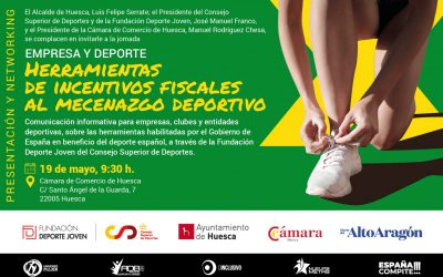 Jornada “Empresa y Deporte. Herramientas de incentivos fiscales al mecenazgo deportivo” en Huesca