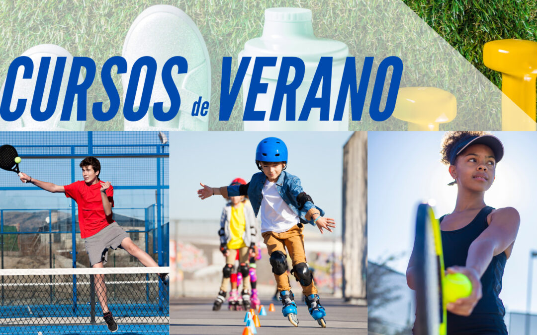 Actividades de lunes a viernes, infantil y adulto que se desarrollarán en las piscinas municipales y en el Pabellón de Hielo. Los cursos se desarrollan en tres quincenas y están dedicados a Patinaje inline, Pádel (iniciación y perfeccionamiento) y Tenis.