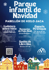 Parque infantil de Navidad en el Pabellón de Hielo de Jaca