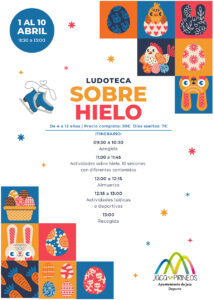 Ludoteca sobre hielo en Semana Santa